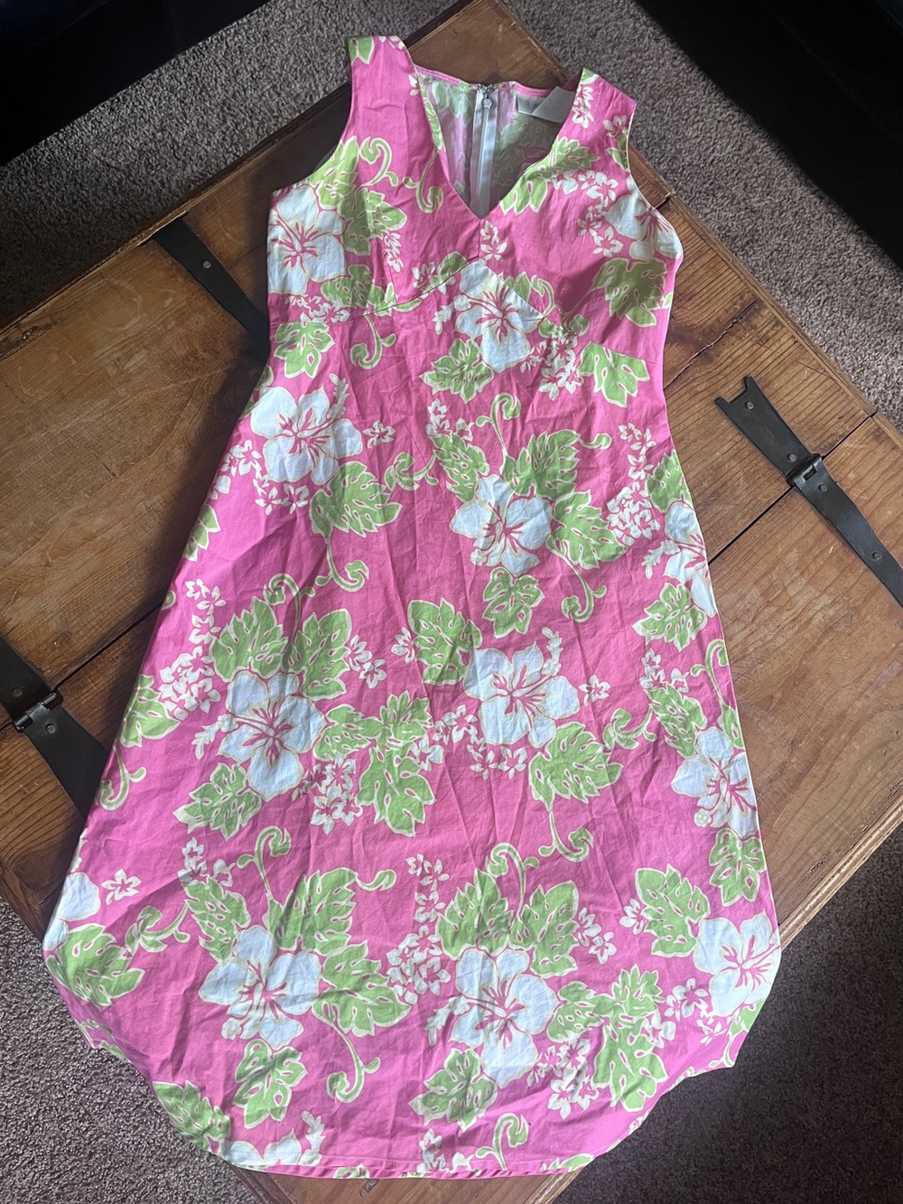 Vintage Chadwick's Pink Multi Floral Dress‎